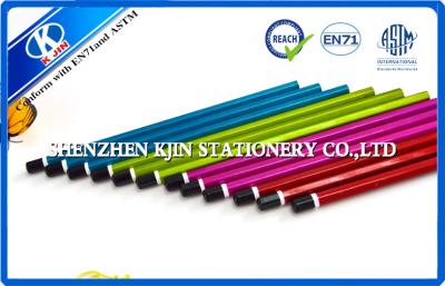 China 4 Color Wooden Sketching Pencil Set Pink / Blue / Red / Green For kids for sale