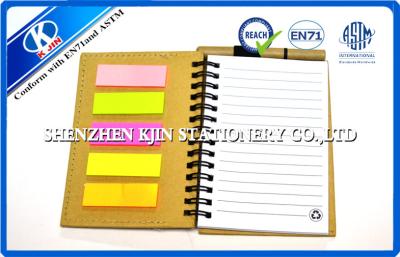 China Kraftpapier-Notizbuch A6 Brown aufbereitet mit Notiz, Offsetdruck zu verkaufen