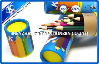 China Personalized 7 Inch Colored Pencils Set High Grade Basswood for sale