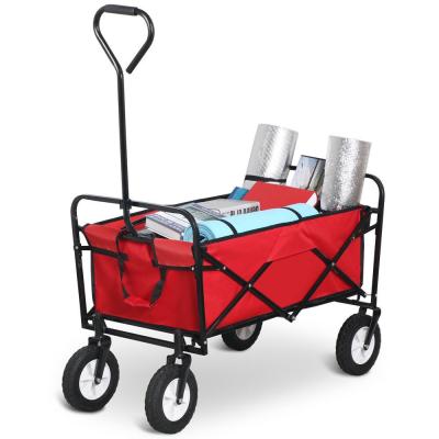 China Durable Folded Folding Trolley Beach Garden Trolley Trolley Garden Tool Trolley Utility Trolley Stroller for sale