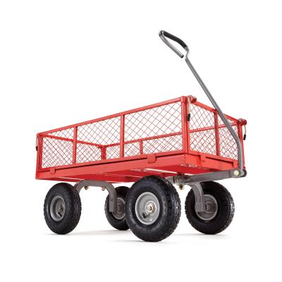 China Durable Steel Outdoor Utility Cart Garden Cart Lawn Cart for sale