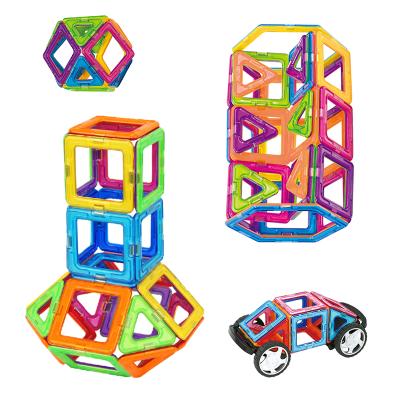 China 2021 new magnetic toys ABS plastic magnetic building blocks permanent magnet educational toys for sale