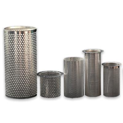 China Liquid Filtration The New Multicolor  Metal filter with flange       Stainless filter Cartridge    filter cartridge for sale