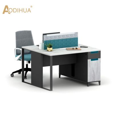 China Office Administrative Staff Workstations Modern Furniture Two Sides Face To Face Separation for sale