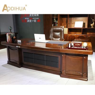 China Classic Executive Expandable Office Design Marquee Office Wooden Table for sale