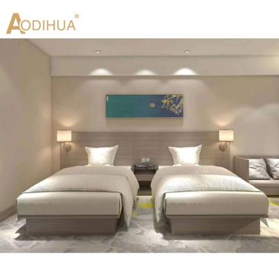 China Modern Commercial 5 Star Hotel Furniture / Fashion Hotel Bedroom Furniture Custom Interior Design for sale