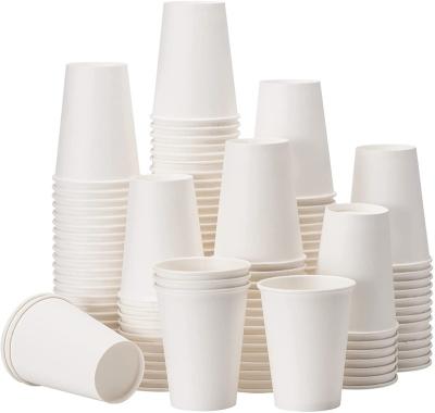 China Home.Restaurant.Bar.Hotel.Wedding Disposable Hot Cups 12 Ounce, Logo Hot Coffee Cups, Great For Drinking| Ounces (white and 12) of coffee for sale