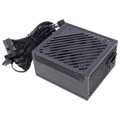 China PFC 650Watts PSU/80Plus Customizable Desktop Gaming 650W ATX Active Bronze Power Supply, Flat Body and 120mm Fan for sale