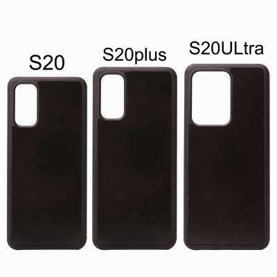 China Use Nano Suction Technology Black Color Anti Gravity Cell Phone Case Cover For Samsung Galaxy S20 Plus Note 20 Ultra Case for sale