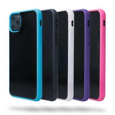 China Use New Nano Suction Technology Shockproof Anti Gravity Back Cover Magic Nano Sticky Phone Case For iPhone 12 Pro Max Gravity Mini Case for sale