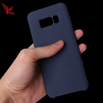 China Soft Microfiber Striping On Liquid Silicone Mobile Phone Case Cover Inner 32 Colors Custom Microfiber For Samsung galaxy s8 for sale