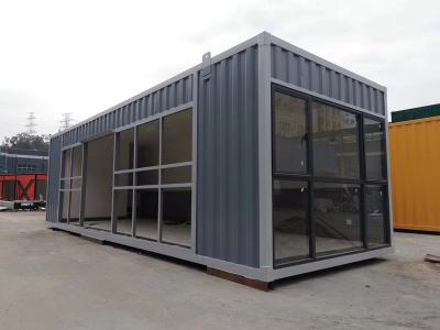 China Modern Modular Prefab Flat Pack Container Office 20ft 40ft Container Frame Tiny Mobile House For Sale for sale