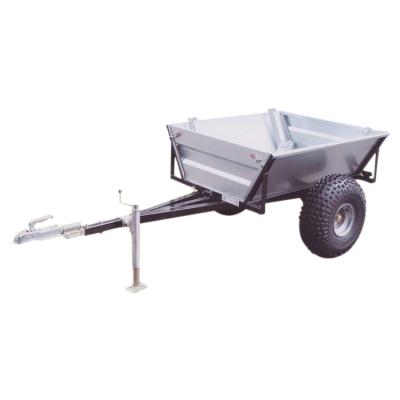 China High Quality Type Stainless Steel Fuel Tank Box Trailer ATV Car Trailer Fashion Trailer for sale