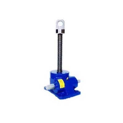 China Factory Cast Iron Screw Jack High Worm Gear Sale Synchronized Mechanical Jack for sale