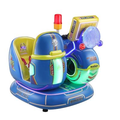 China US Plug Metal Acrylic Plastic Coin Operated Rocking Car Kiddy Rides Swing Game Machine for sale