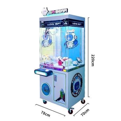 China 1 Speler Arcade Game Machines Speelgoed Claw Vending Crane Machine voor Amusement Game Center Te koop