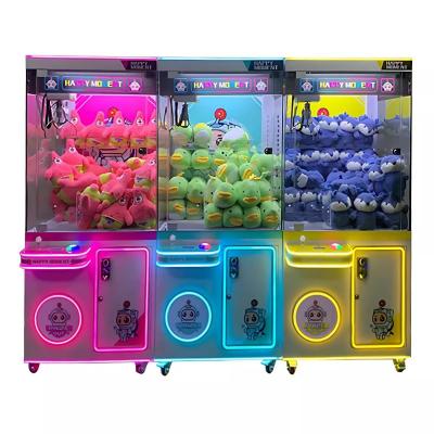 China Metalen acryl catcher poppen games machine munt bediend speelgoed arcade kraan klauw machine Te koop