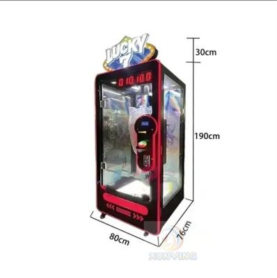 China Plastic Muntautomaat Grote Pluche Pop Cut Ur Prijs Mini Pop Kraan Amusement Speelgoed Automaat 170*120*235 cm Te koop