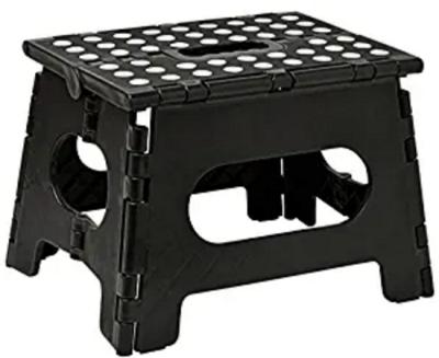 China Foldable High Quality Black 300LBS Plastic Folding Step Stool for sale