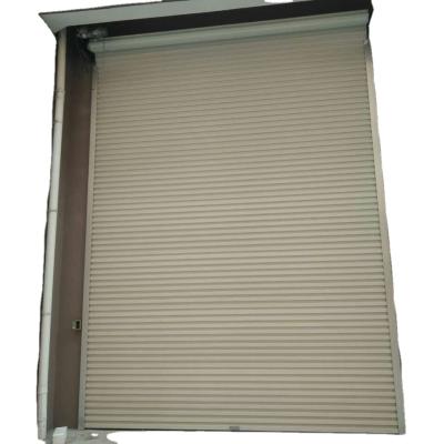 China Modern Aluminum Heavy Duty Bullet Proof Good Quality Wind Rolling Shutter Vertical Garage Door for sale