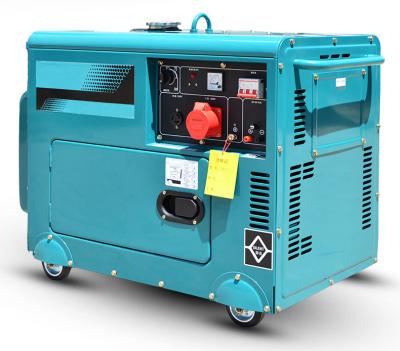 China Hot Sale 5kw 10kw 15kva Sound Insulation Portable Household Diesel Generator Set Factory Price For Sale 945 x 565 x 700 for sale