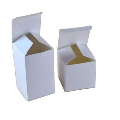 China Recyclable White Empty Paper Candle Box Candle Packing Box Candle Packing Box for sale