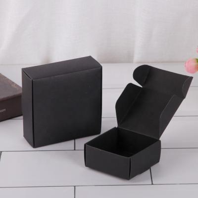 China Recyclable Black Cardboard Boxes Eco Friendly Custom Printed Box Gift Packaging Boxes for sale