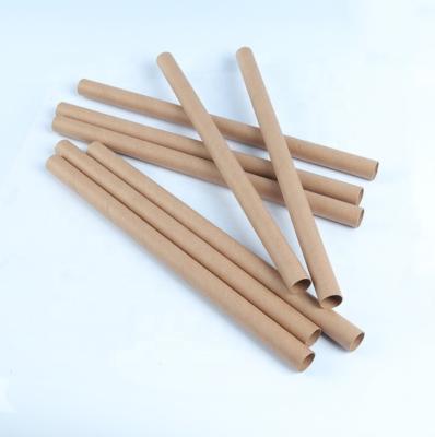 China Mini Recycled Materials Diameter Round Kraft Cardboard Tube Rigid Paper Core for sale