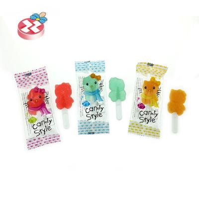 China Hot Selling Glucose 10g Soft Ice Cream Kitty Cat Shape Jelly Candy In Bag Soft Candy for sale