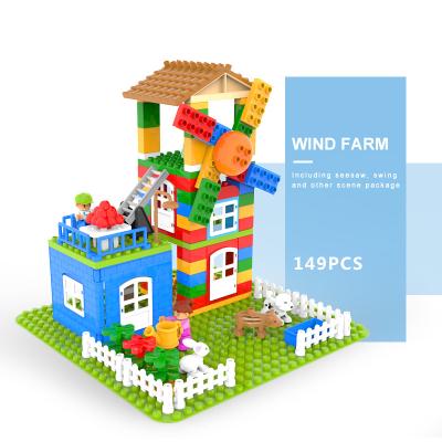 China Toy Building Toy Gorock Brand 1060 Wind Farm Building Block 149pcs DIY Toys For Kid Toy for sale