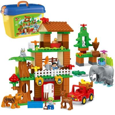 China Children's toy toy adventure Shantou building blocks jungle eco-friendly material with legoing duplo for sale