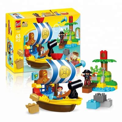 China sIndiana Jones educational toy building block plastic material eco-friendly 3D brick DIY material with legoing duplo toy for sale