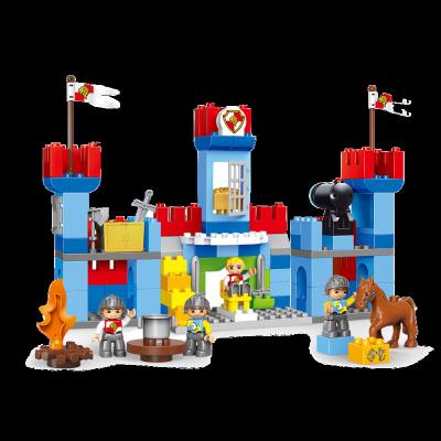 China Building Toy Castle Large Particle Building Blocks Pirates Battle Bricks Baby City Educational Toys for sale