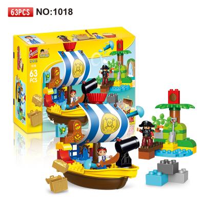 China 63pcs Eco-friendly Material Eco-friendly Gorock Funny Indiana Material Blocks (Big Box) Toys Giant Legoing Bricks Set Block Sets With Legoing Duplo Toys for sale