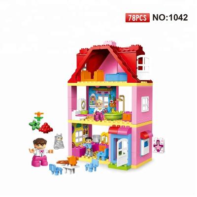 China Fashion Market Toy Building Block Building Block Toys Popular Puzzle Game House Building Block Toys with legoing duplo toy for sale