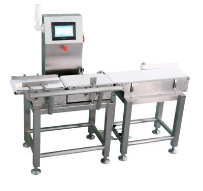 China High Accuracy Automatic Check Weigher Machine Food Packet Weigher Machine With Rejector for sale