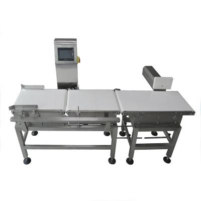 China Food Industry Check Weigher For Bag Food Industry Automatic Dynamic Inline Check Weigher For Bags Boxes for sale