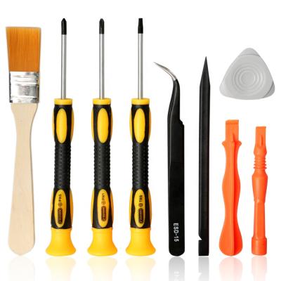 China Repairing Retina XBOX360.etc Game Console Repair Tool Kit KS-8626-9 9Pcs Torx Screwdrivers Set ESD Tweezers Opening Tools For Mobile Phone Repair for sale