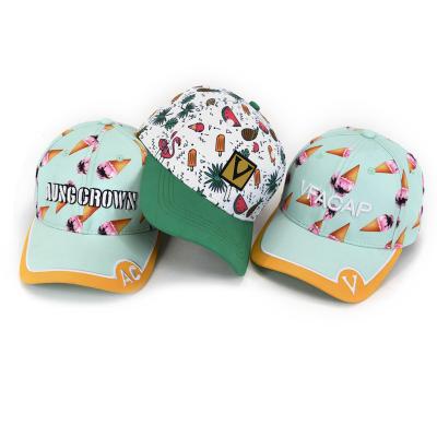 China JOINT fashion 3d logo printing baseball caps for girls and women for sale