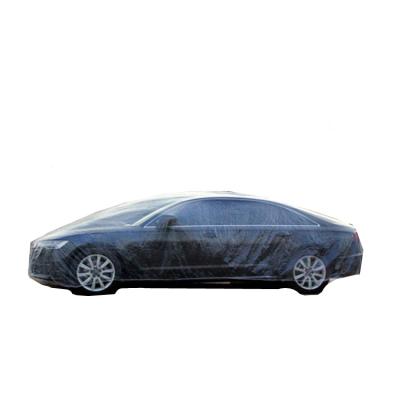 China Small Waterproof Plastic MPV PE Car Cover for sale