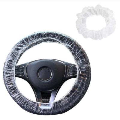 China PE Factory Training Disposable Plastic Wheels Cover for sale