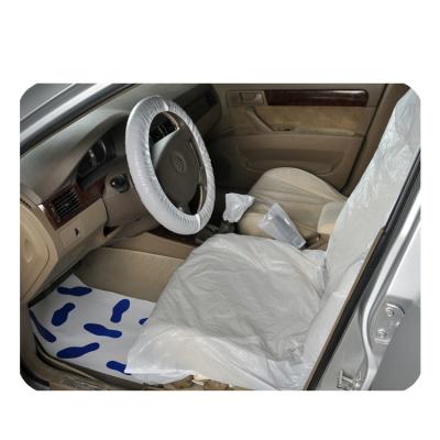 China Practical Professional Disposable Car Seat Cover Care Products (5 in 1) for Auto Repair Shop for sale