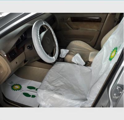 China Car care during clean maintaince and reapri Kit With Disposable Car Seat Cover, Steering Mat etc. hubcap, foot. for sale