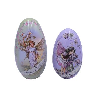 Chine Recycled Materials Easter Egg Tin Egg Shape Tin For Easter Holiday à vendre