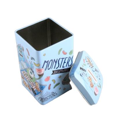 China Promotional Custom High Quality Stylish Metal Recycled Materials Empt Tin Can Coin Bank Te koop