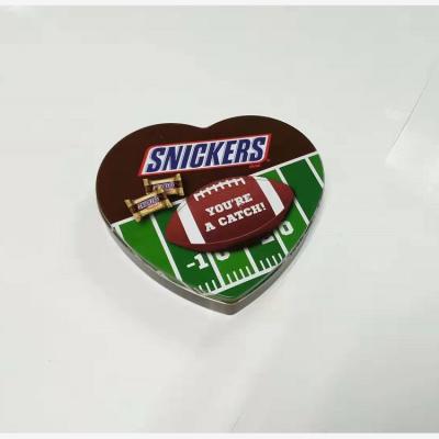 China Recyclable Love Heart Sweet Candy Tin Box for sale