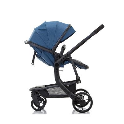 China One Step Folding ZHILEMEI Manufacturer Factory Carriage Luxury Baby Stroller 3 in 1 Baby Pram Carriage for sale