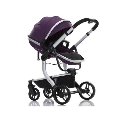 China Cotton Portable Folding 3 in 1 Deluxe Baby Stroller for sale