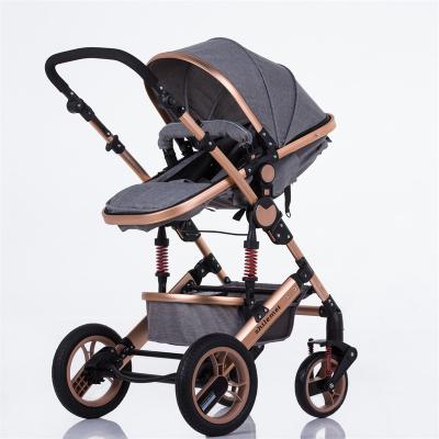 China Baby Carrier 3 in 1 Foldable Pram European Luxury High Landscape Stroller Cool Baby Stroller Baby Kids Stroller for sale