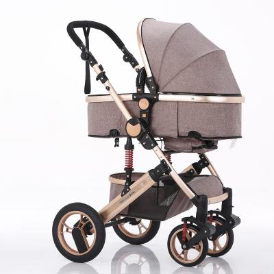 China Multifunctional Purpose Lightweight Baby Stroller 3 in 1 Baby Carriage 608 Comfortable for sale